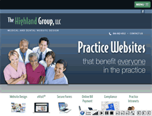 Tablet Screenshot of highlandgroup.net